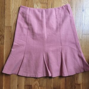 Vintage Made In USA Searle pink wool skirt